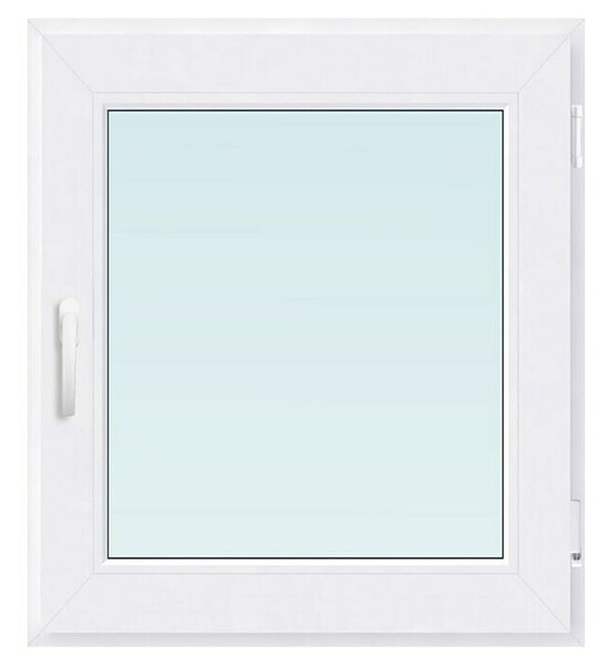 PVC okno brez kljuke (80 x 90 cm, Smer odpiranja: Desno)