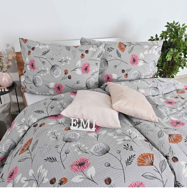 Posteljnina krep Kayla EMI, Standardni enojni posteljni komplet vključuje 1x 140x200 + 1x 70x90