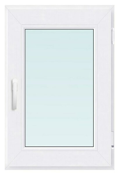 PVC okno brez kljuke (60 x 80 cm, Smer odpiranja: Desno)