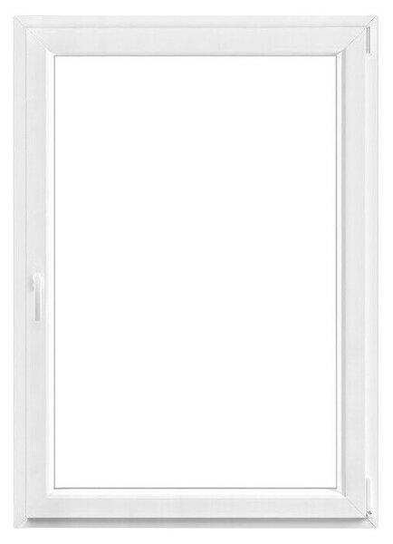 PVC okno (100 x 140 cm, Smer odpiranja: Desno, Bela)