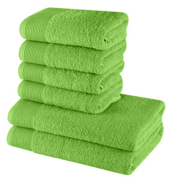Set 6 bombažnih brisač in brisač Bella green EMI
