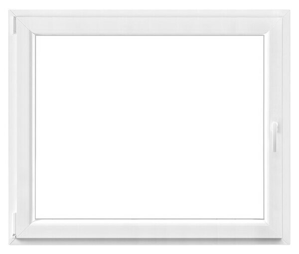 PVC okno (120 x 100 cm, Smer odpiranja: Levo, Bela)