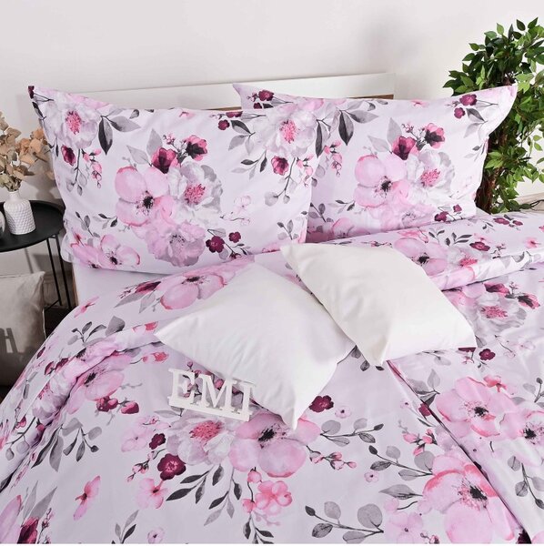 Posteljnina Nelly saten EMI, Standardni enojni posteljni komplet vključuje 1x 140x200 + 1x 70x90