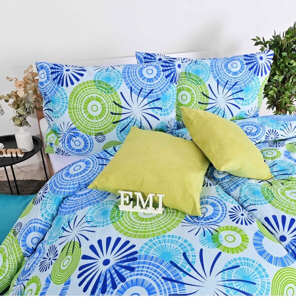 BOMBAŽNA POSTELJNINA COLORADO EMI, Francoski set1 200x220 + 2x (70x90)