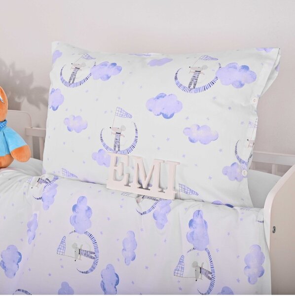 Otroška posteljnina Myška EMI, Otroški set 90x130 + 45x65