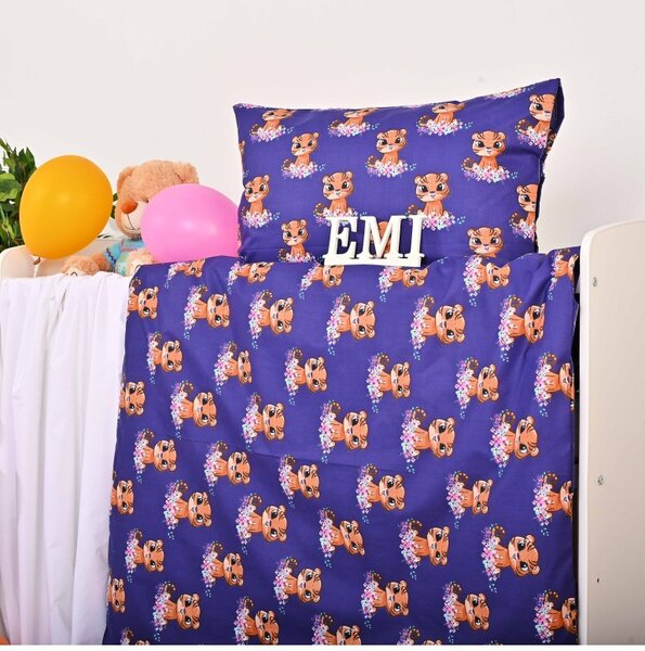Otroška bombažna posteljnina Tiger EMI, Otroški set 90x130 + 45x65