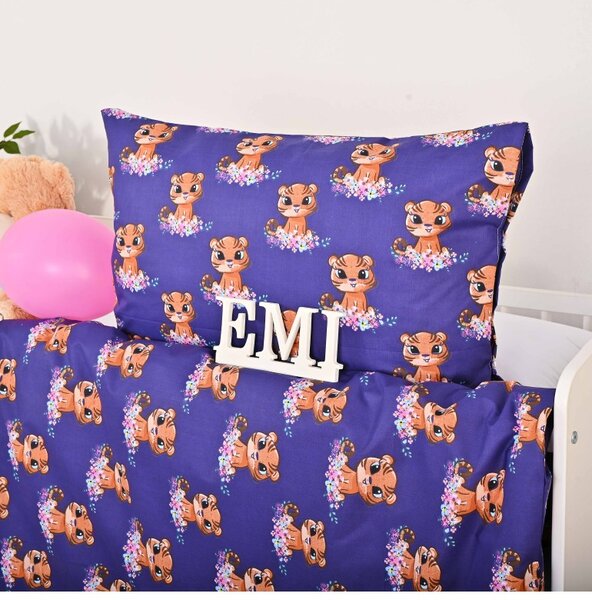 Otroška bombažna posteljnina Tiger EMI, Otroški set 90x130 + 45x65