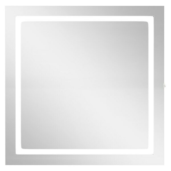 Camargue Espacio Ogledalo z LED osvetlitvijo Vista (80 x 80 cm)