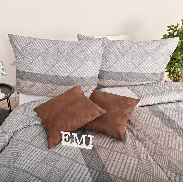 Posteljno perilo Karson saten EMI, Standardni enojni posteljni komplet vključuje 1x 140x200 + 1x 70x90