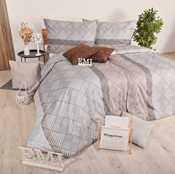 Posteljno perilo Karson saten EMI, Standardni enojni posteljni komplet vključuje 1x 140x200 + 1x 70x90