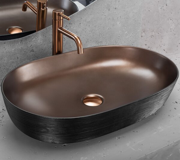 Rea Cleo 61 Copper Bush / Black umivalnik za pult