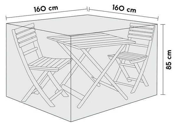 SENSUM Zaščitno pokrivalo za balkonsko pohištvo (Poliester, 140 g/m²)