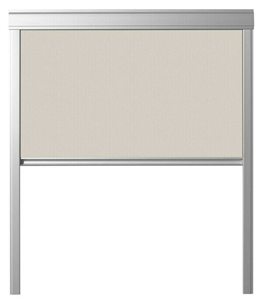 Zatemnitveni rolo DUA (Bež barve, 55 x 78 cm, Ustrezno za: Strešno okno 55 x 78 cm, Solid Elements strešno okno, Velux strešno okno, Fakro strešno okn