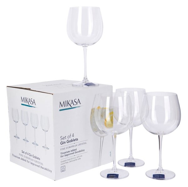 Set 4 kozarcev Mikasa Julie, 670 ml