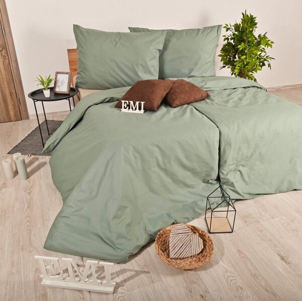 Bombažni listi Nature EMI, Podaljšan enojni posteljni set vsebuje 1x 140x220 + 1x 70x90