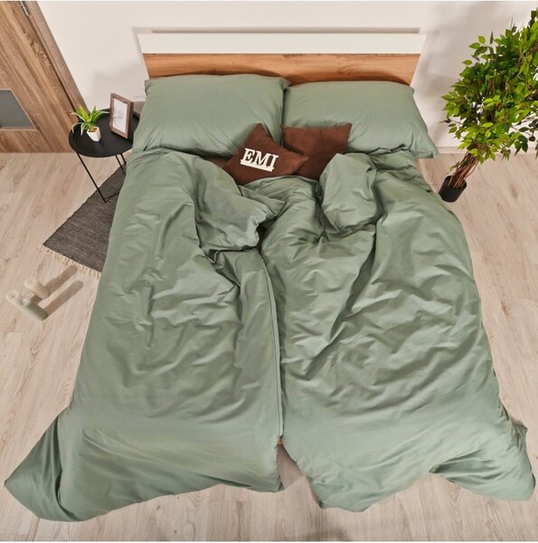 Bombažni listi Nature EMI, Podaljšan enojni posteljni set vsebuje 1x 140x220 + 1x 70x90