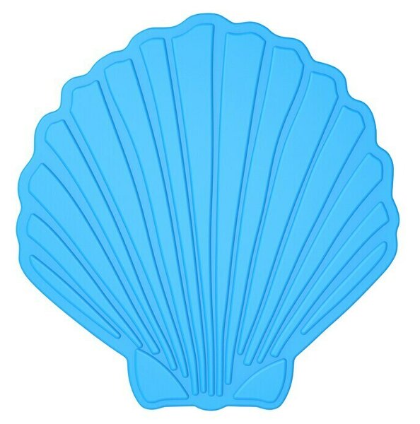 Diaqua Protizdrsna podloga Minis školjka (5 kos, PVC, Svetlo-modre barve)