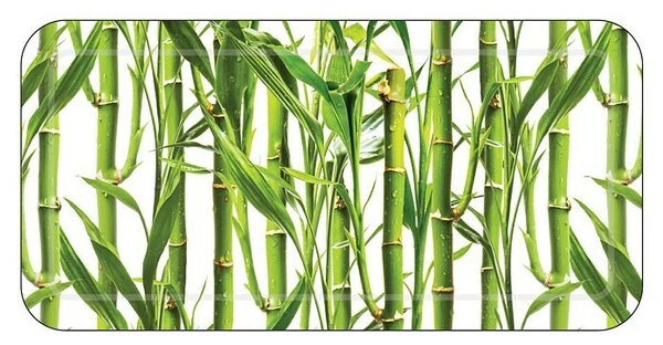 Podloga za kad Smoothie Bamboo (71 x 35 cm, PVC, Zelene barve)