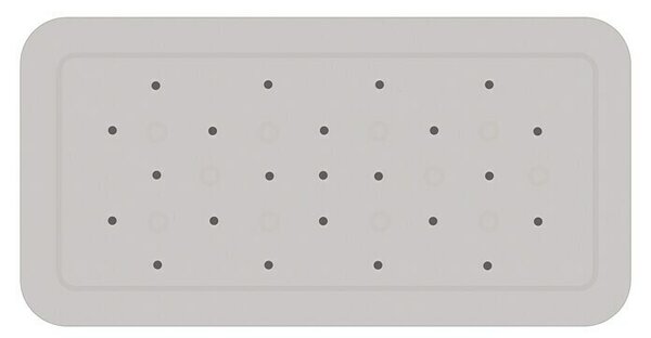 Diaqua Protizdrsna preproga Smoothie (71 x 35 cm, PVC, Sive barve)