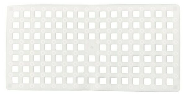 Diaqua Protizdrsna preproga Square (69,5 x 34,5 cm, PVC, Bele barve)