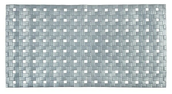 Podloga za kad Basky (70 x 35,5 cm, PVC, Srebrne barve)