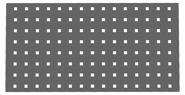 Podloga za kad Basky (70 x 35,5 cm, PVC, Črne barve)