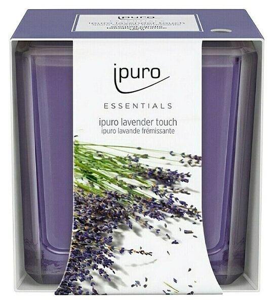 Ipuro Essentials Dišeča sveča v kozarcu Lavender Touch (125 g)