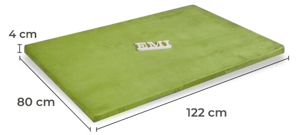 Vrtna sedežna garnitura 2 kosa zelena EMI