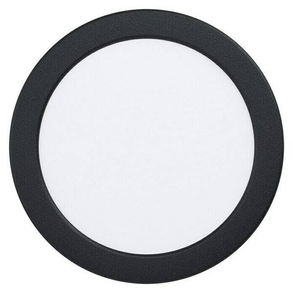 Eglo Fueva 5 LED vgradni žaromet (10,5 W, Toplo bela, Črna, Ø x V: 16,6 x 2,6 cm)