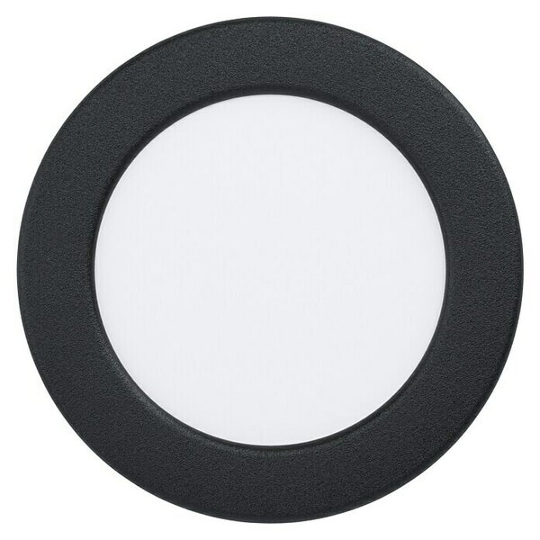 Eglo Fueva 5 LED vgradni žaromet (5,5 W, Toplo bela, Črne barve, Ø x V: 11,7 x 2,6 cm)