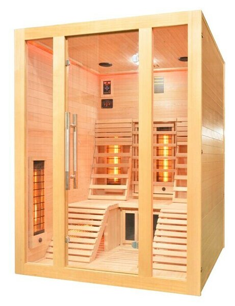 Sanotechnik IR kabina Oslo (Do x Š x V: 150 x 150 x 200 cm, 2,625 W, 8 infrardečih grelnikov)