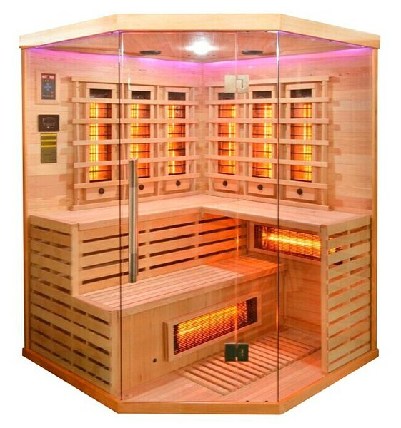 Sanotechnik IR kabina Deluxe (Do x Š x V: 150 x 150 x 200 cm, 8 infrardečih grelnikov)