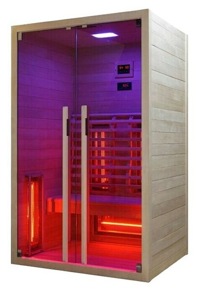 Sanotechnik IR kabina Ruby 2 (Do x Š x V: 120 x 100 x 195 cm, 2.200 W, 5 infrardečih grelnikov)
