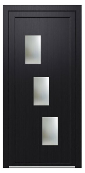 Hišna vhodna vrata Lima KF15 (110 x 210 cm, Smer odpiranja: Desno, Antracit)