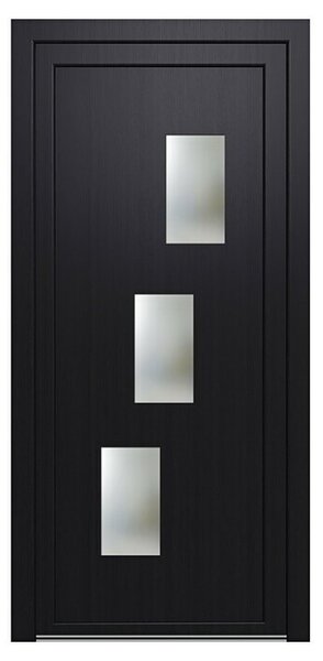 Hišna vhodna vrata Lima KF15 (110 x 210 cm, Smer odpiranja: Levo, Antracit)
