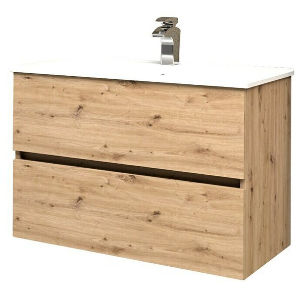 Spodnja omara Harmony (Š x V: 75 x 55 cm, Hrast)