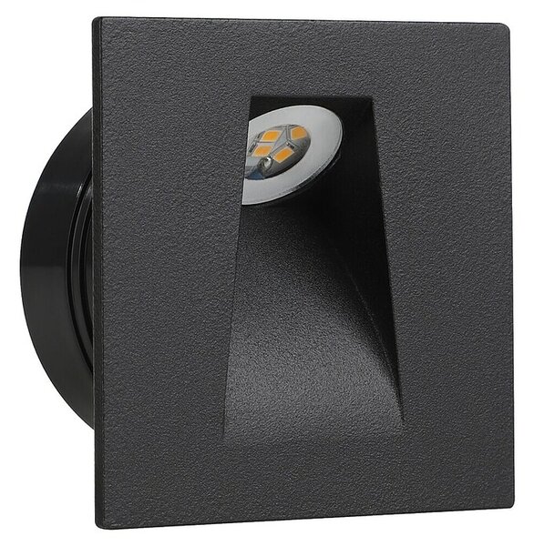 Eglo LED vgradni žaromet Mecinos (Do x Š x V: 80 x 80 x 3 mm, Toplo bela)
