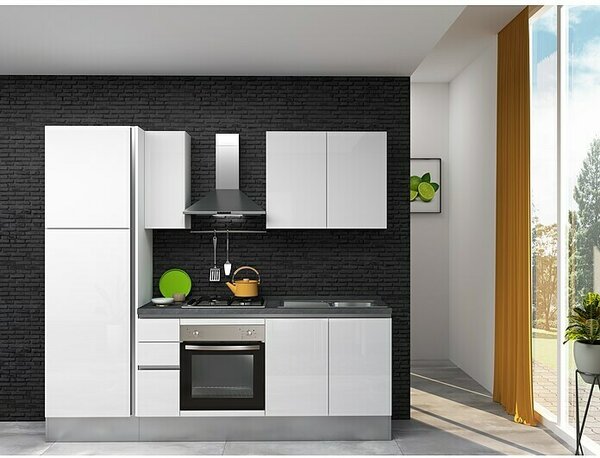 Marinelli Cucine Kuhinjski komplet Giulia (Širina: 245 cm, Z električnimi napravami, Leva)