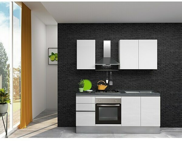 Marinelli Cucine Kuhinjski komplet Giulia (Širina: 195 cm, Z električnimi napravami, Leva)