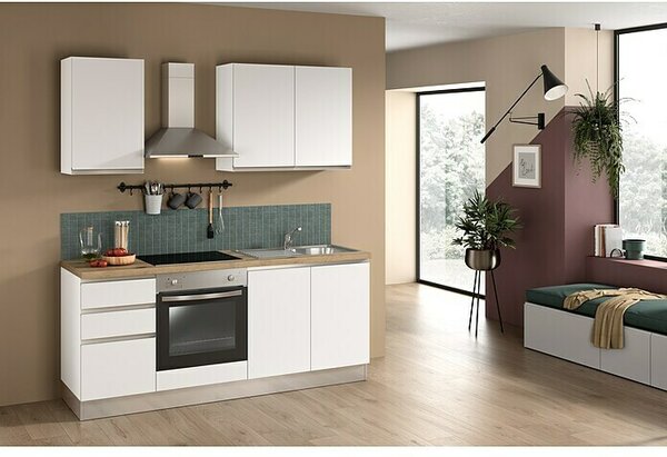 Marinelli Cucine Predsestavljena kuhinja Luce (Širina: 195 cm, Z električnimi napravami)