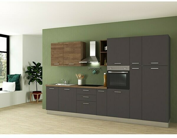 Marinelli Cucine Predsestavljena kuhinja Vega (Širina: 345 cm, Z električnimi napravami)