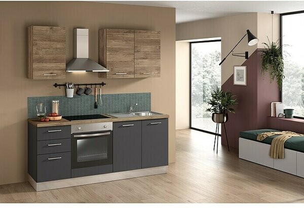 Marinelli Cucine Predsestavljena kuhinja Vega (Širina: 195 cm, Z električnimi napravami)