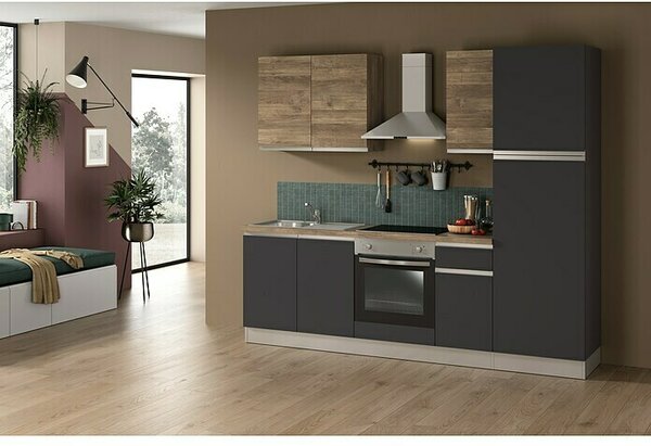 Marinelli Cucine Predsestavljena kuhinja Ametista (Širina: 250 cm, Z električnimi napravami)