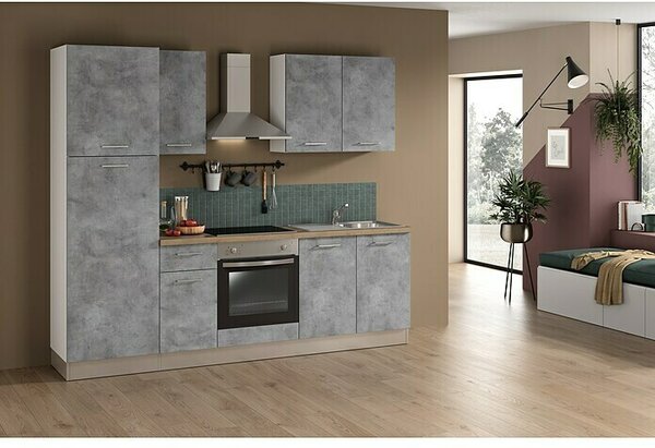 Marinelli Cucine Predsestavljena kuhinja Cassiopea (Širina: 250 cm, Z električnimi napravami)