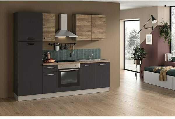 Marinelli Cucine Predsestavljena kuhinja Vega (Širina: 250 cm, Z električnimi napravami)