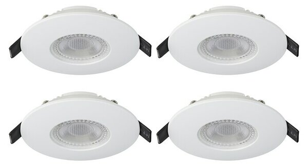 Eglo Set okroglih LED vgradnih svetilk Mazuby-LED 1 Starr (5 W, Bela, Toplo bela)