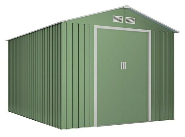 Hoggar Vrtna lopa Köppen Mint (Zunanje dimenzije vključno s strešnim previsom (Š x G): 258 x 313 cm, Jeklo, Osnovna plošča: 8,08 m²)