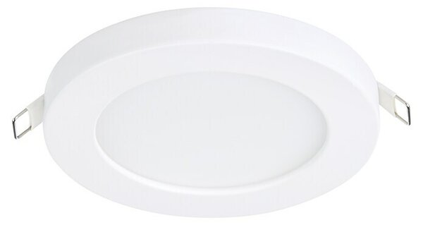 Eglo LED okrogla vgradna svetilka Fueva Flex (5,5 W, Ø x V: 11,7 x 0,2 cm, Bela, Nevtralno bela)