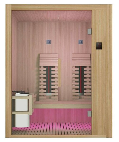 Sanotechnik IR kabina in finska savna Alaska (Do x Š x V: 110 x 160 x 200 cm, 4,6 kW)