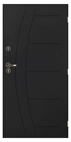 Jeklena zaščitna vrata Mekong (900 x 2.000 mm, Smer odpiranja: Desno)
